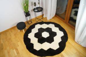 Fåreskind - Runde tæpper - unique-round-carpets-sheepskin